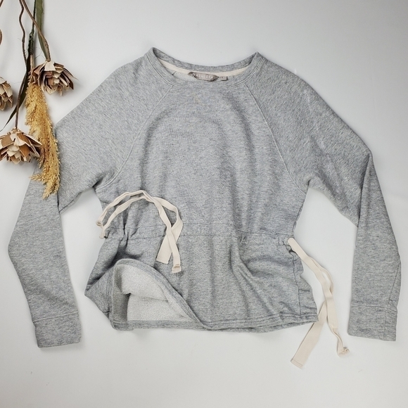 ATHLETA Grey Cinch Waist Modal Blend Sweater Small - Picture 16 of 16